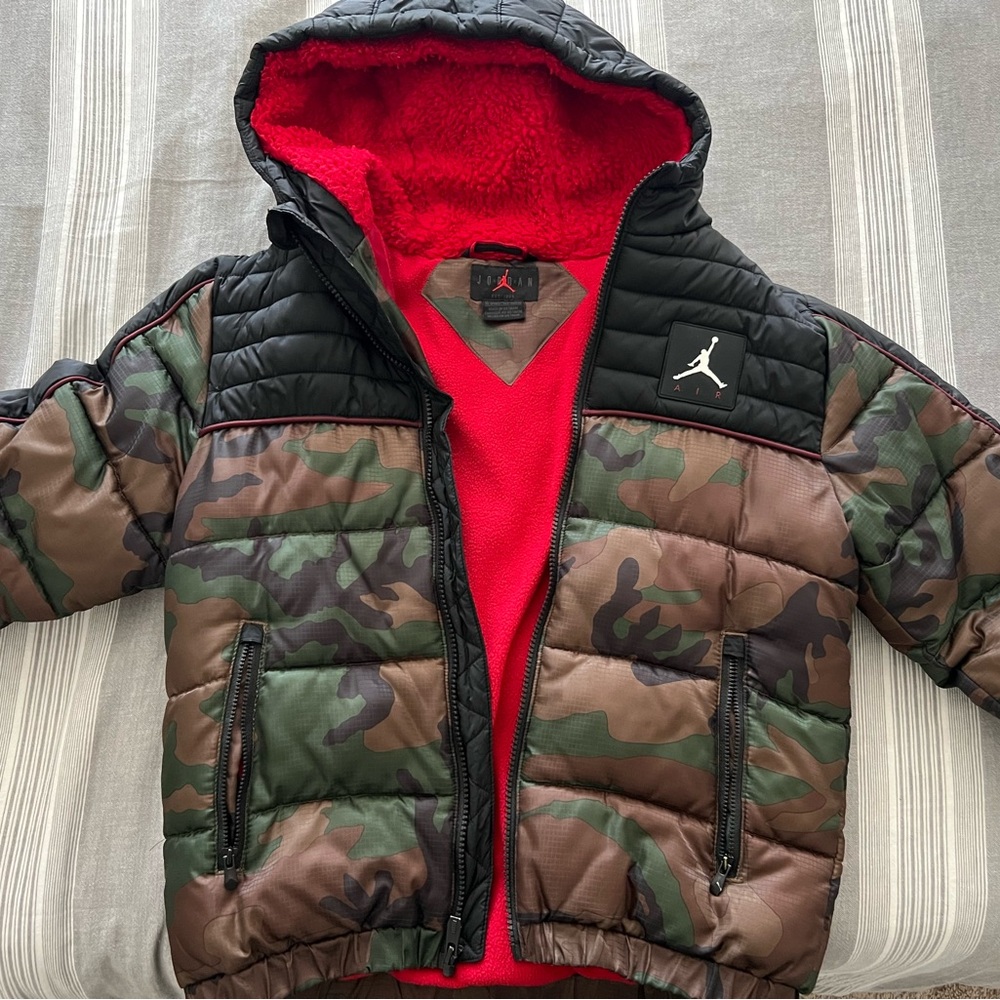 Nike Jordan Camouflage Puffer Jacket